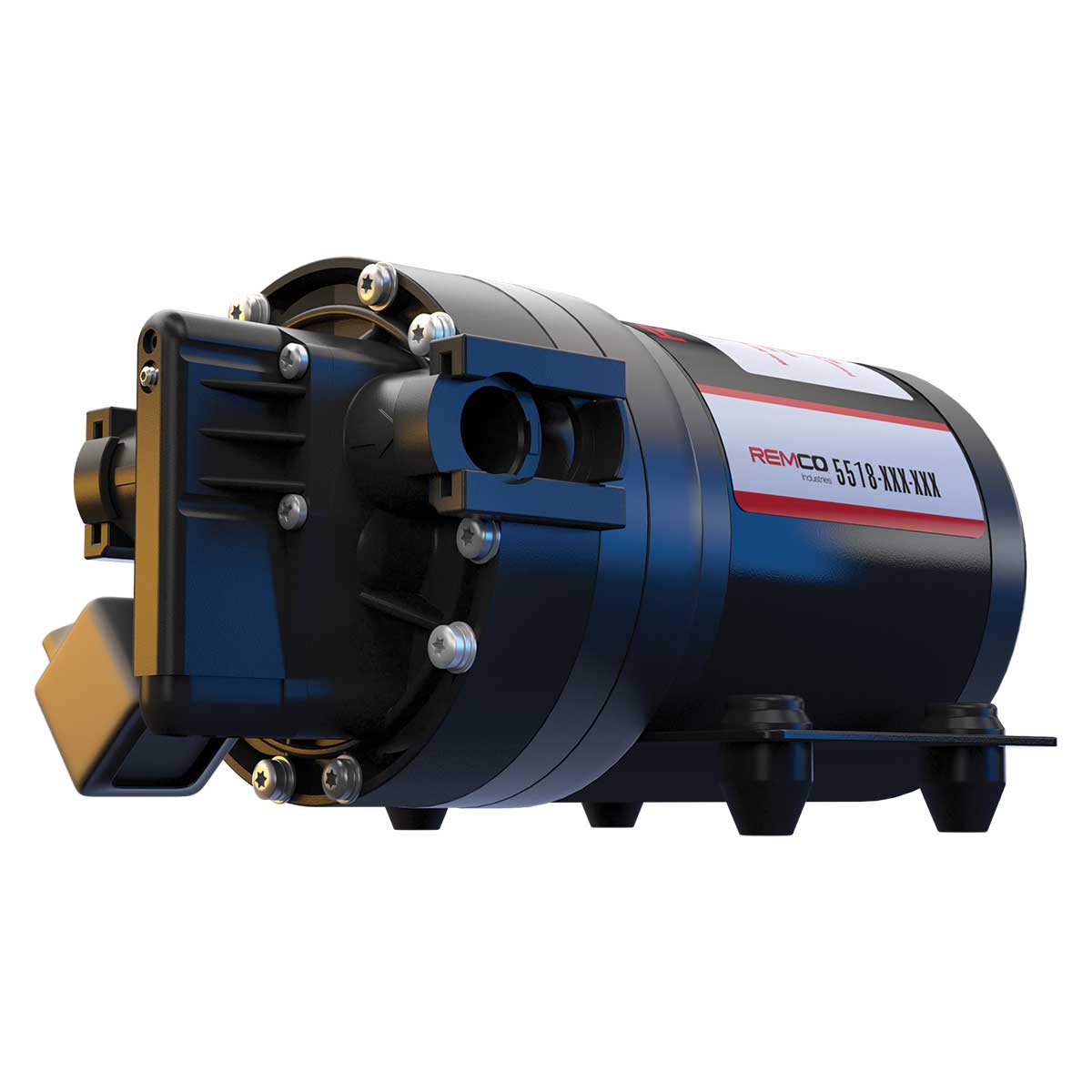 Quick Attach Remco Pump, Fatboy 7.0GPM, 60PSI, Demand, 12V, Lead wire