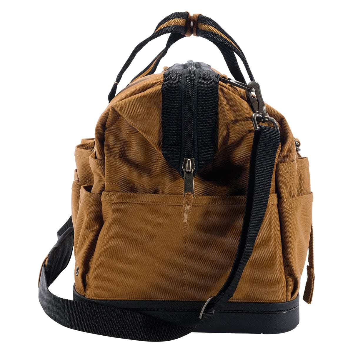 Brown Carhartt 18-inch Molded Base Heavyweight Tool Bag