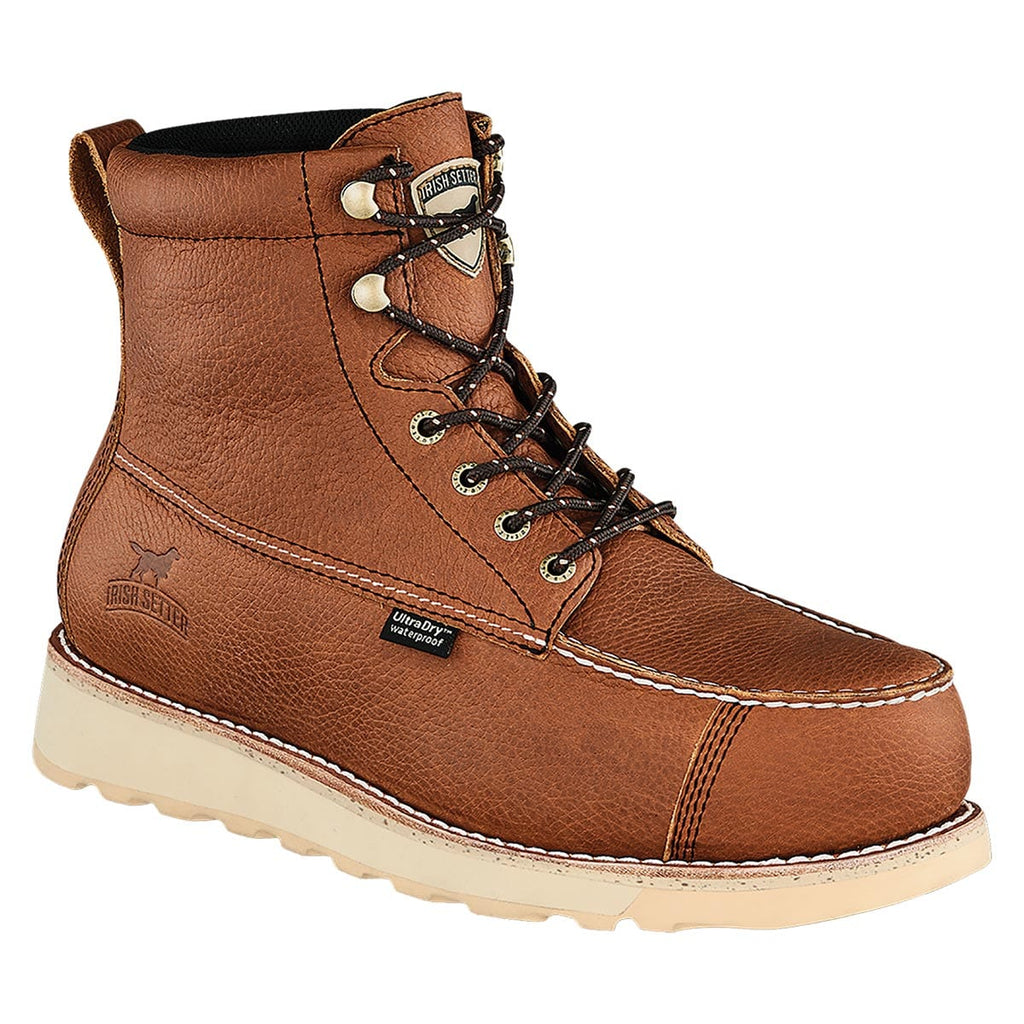Brown Irish Setter Wingshooter ST 6" Waterproof Safety Toe Leather Boots