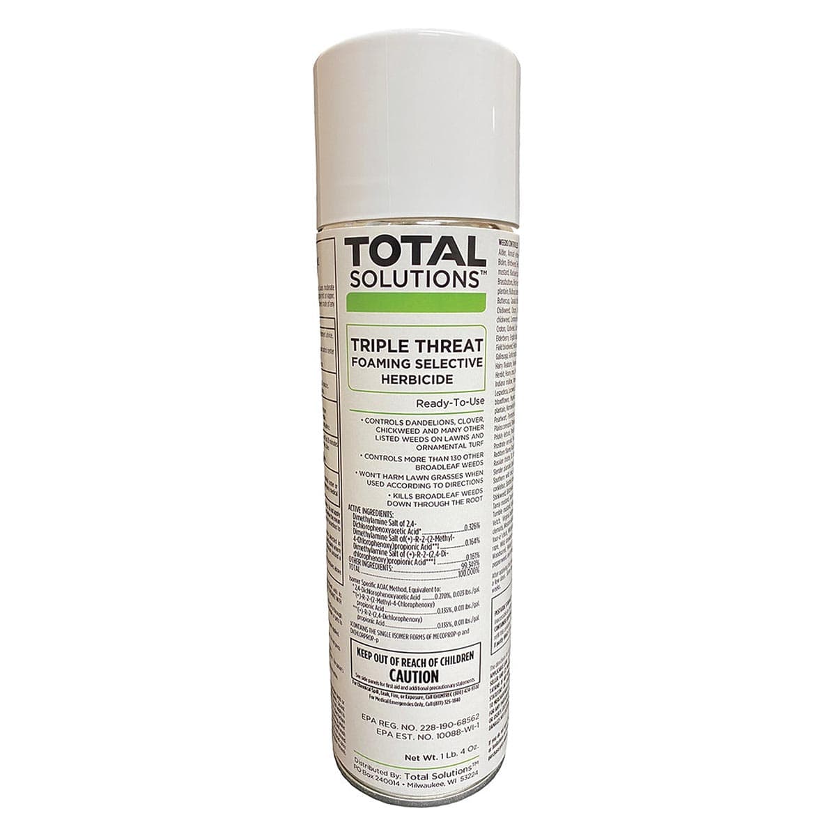 Total Solutions Triple Treat Foaming Selective Herbicide Spray