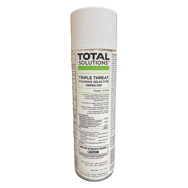 total solutions triple threat herbicide Total Solutions Triple Treat Foaming Selective Herbicide Spray