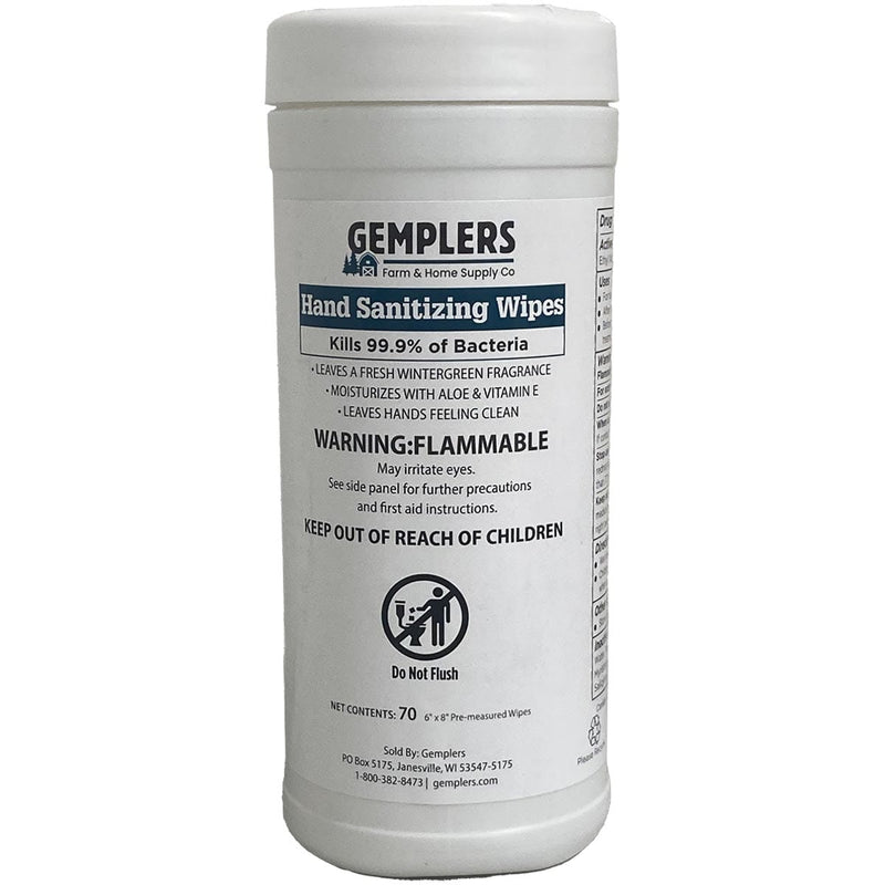 Gemplers Hand Sanitizing Wipes