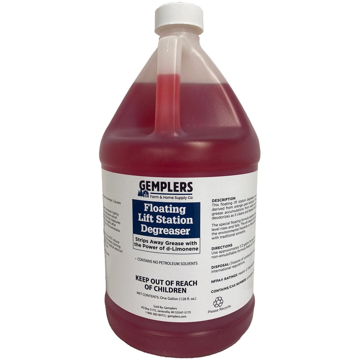 Gemplers Floating Lift Station Degreaser | 1 gal