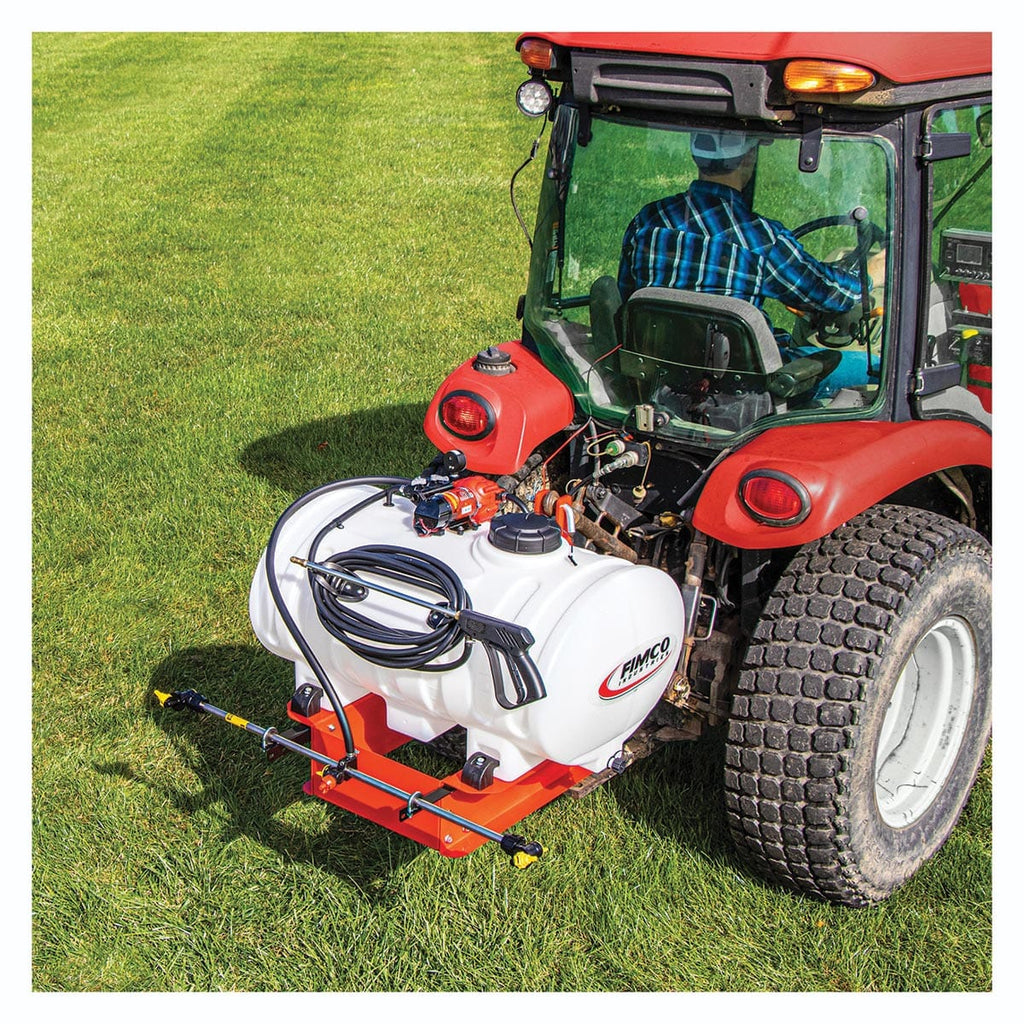 Fimco 45 Gallon 12V 3-Point Hitch Sprayer with Boomless Nozzle Wetboom