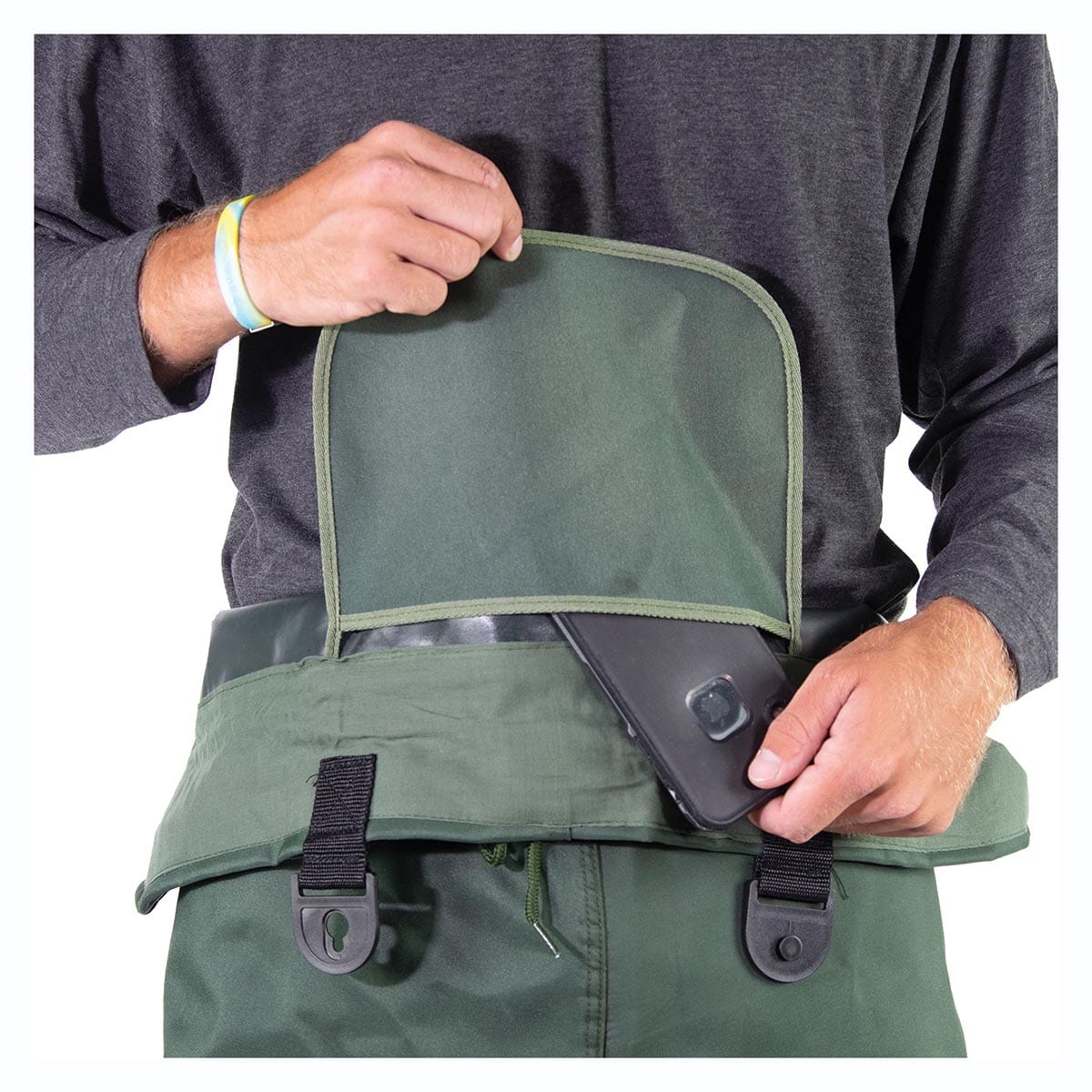 Frogg Toggs Cascades 2-Ply Bootfoot Poly/Rubber Cleated Chest Wader