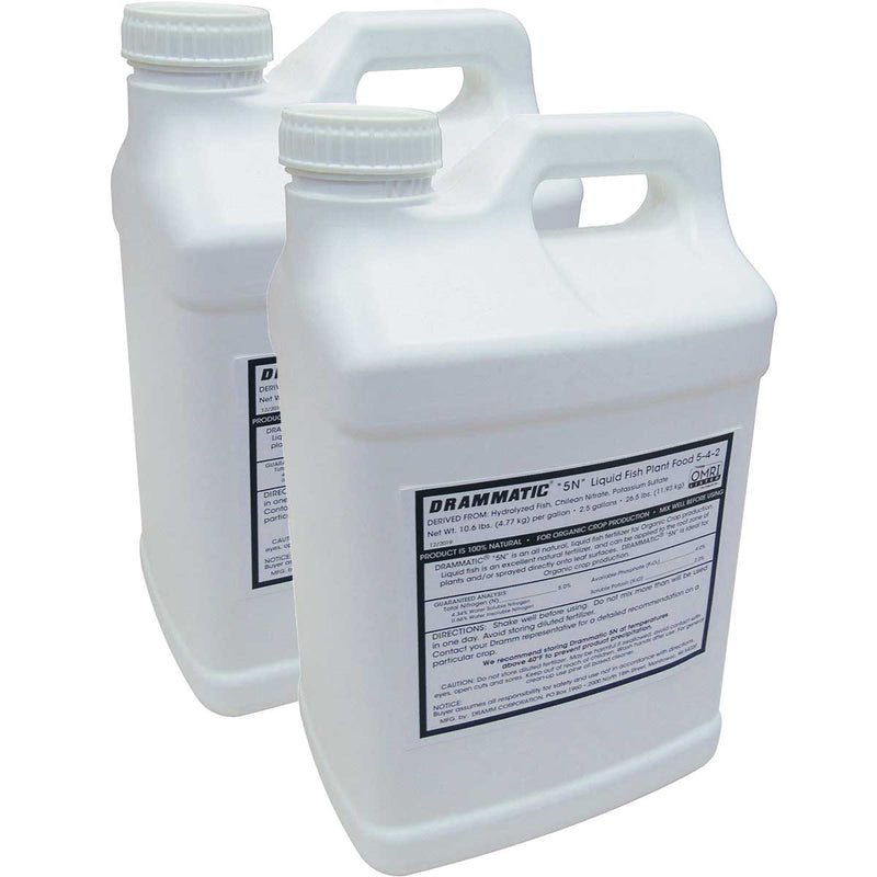 fish food for plant fertilizer Drammatic 5N Organic Fish & Kelp Fertilizer, 5 Gallons 1024253