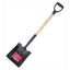 Bully Tools 14-Gauge Square Point Shovel with Wood Handle & D-Grip