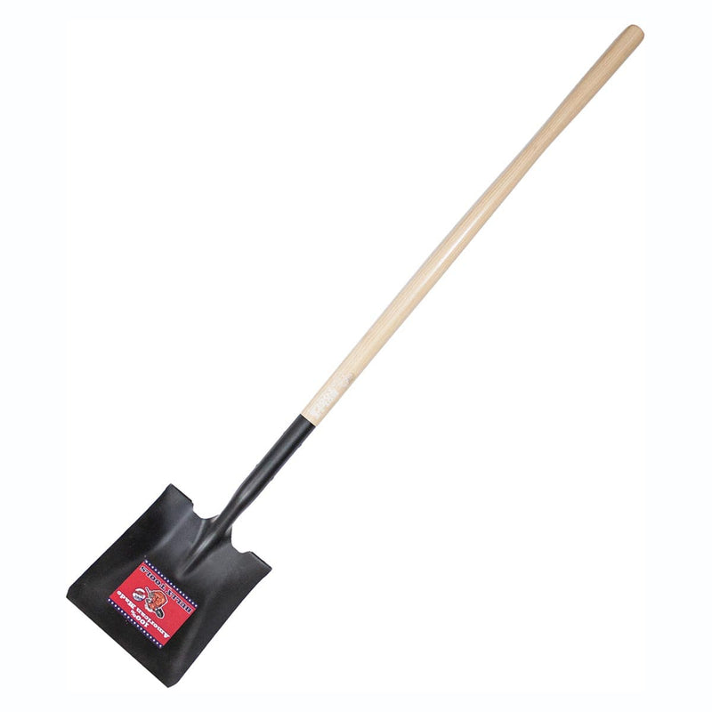 Bully Tools 14-Gauge Square Point Shovel with Wood Handle