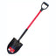 Bully Tools 14-Gauge Round Point Shovel with Fiberglass Handle & D-Grip
