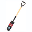 Bully Tools 12-Gauge Drain Spade with Wood Handle & D-Grip