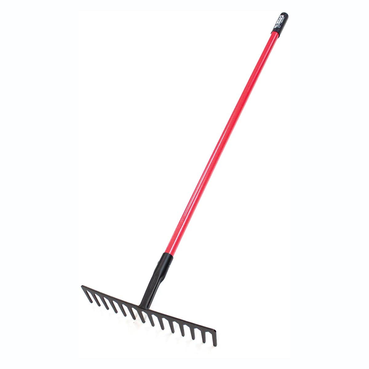 Bully Tools 14-Tine Level Head Rake with Fiberglass Handle