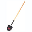 Bully Tools 12-Gauge Irrigation Shovel with Wood Handle