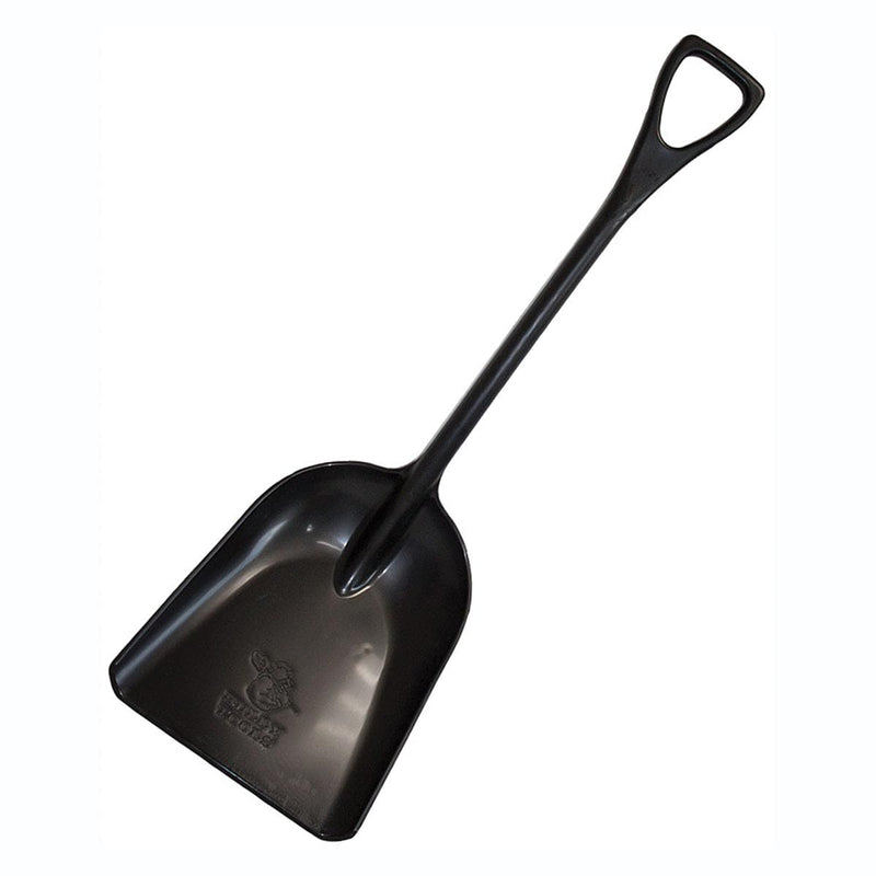 Bully Tools 42" One-Piece Poly Scoop with D-Grip - Black