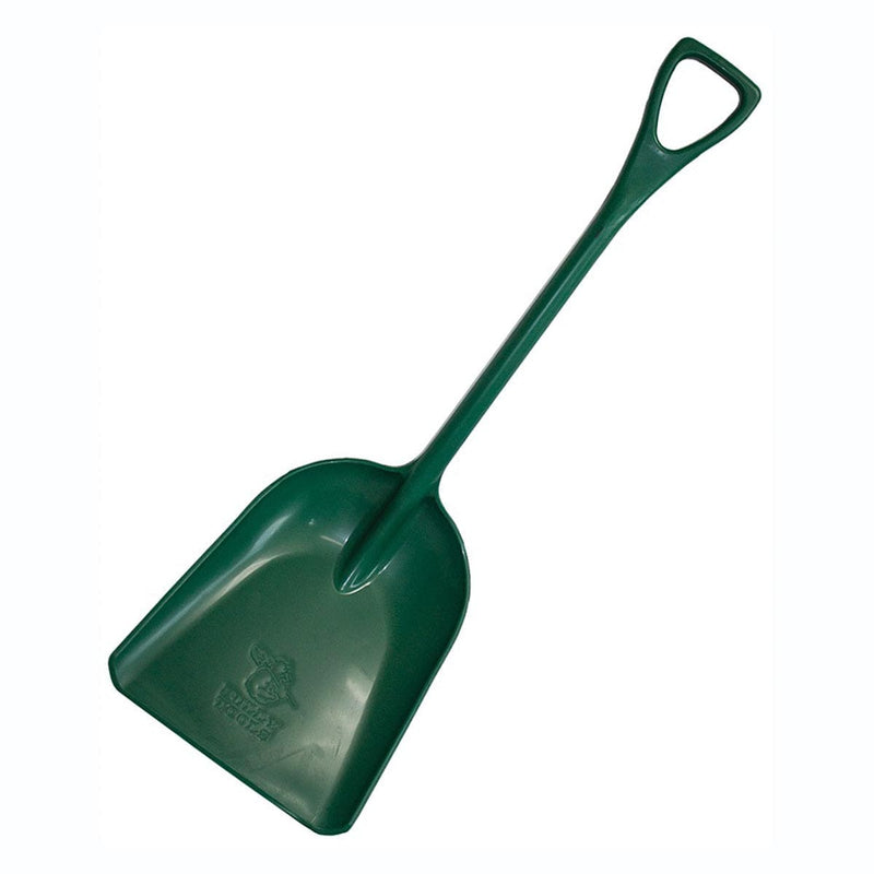 Bully Tools 42" One-Piece Poly Scoop with D-Grip - Green