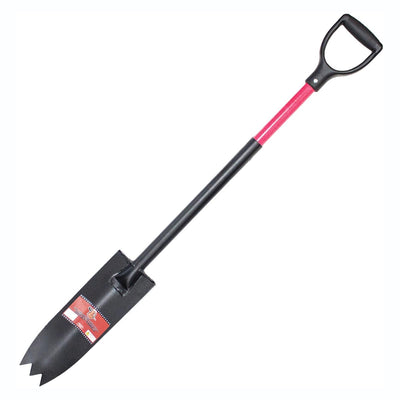 Bully Tools 10-Gauge Excavator/Track Shovel with Fiberglass Handle & D-Grip