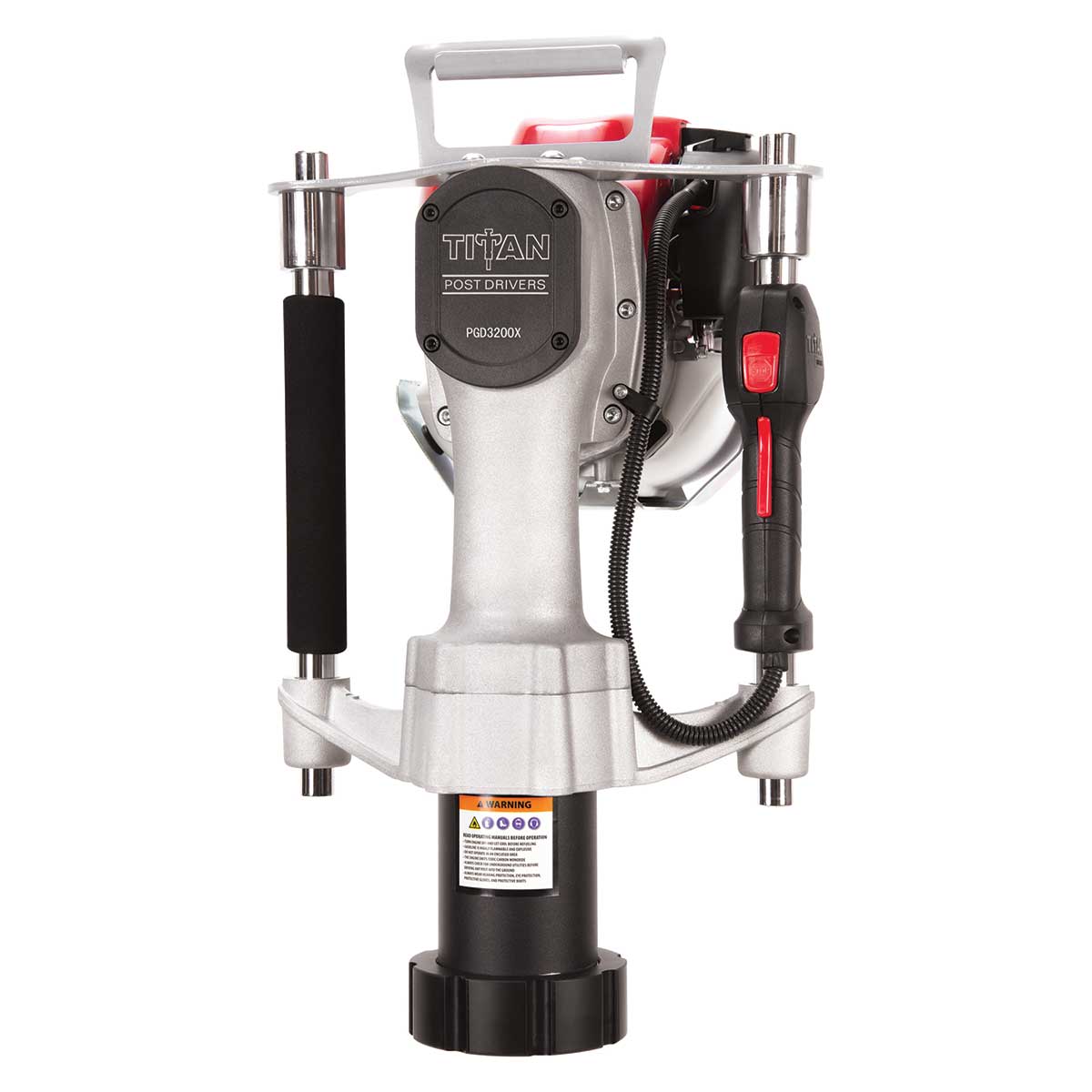 Titan PGD3200X Honda Gas Powered Post Driver, 3.25" Barrel