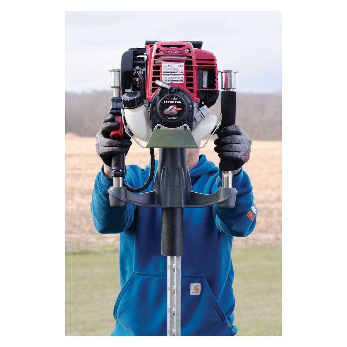 Titan PGD2000X Honda Gas Powered Post Driver, 2" Barrel