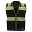 Black GSS Safety Enhanced Visibility ONYX Surveyor's Safety Vest