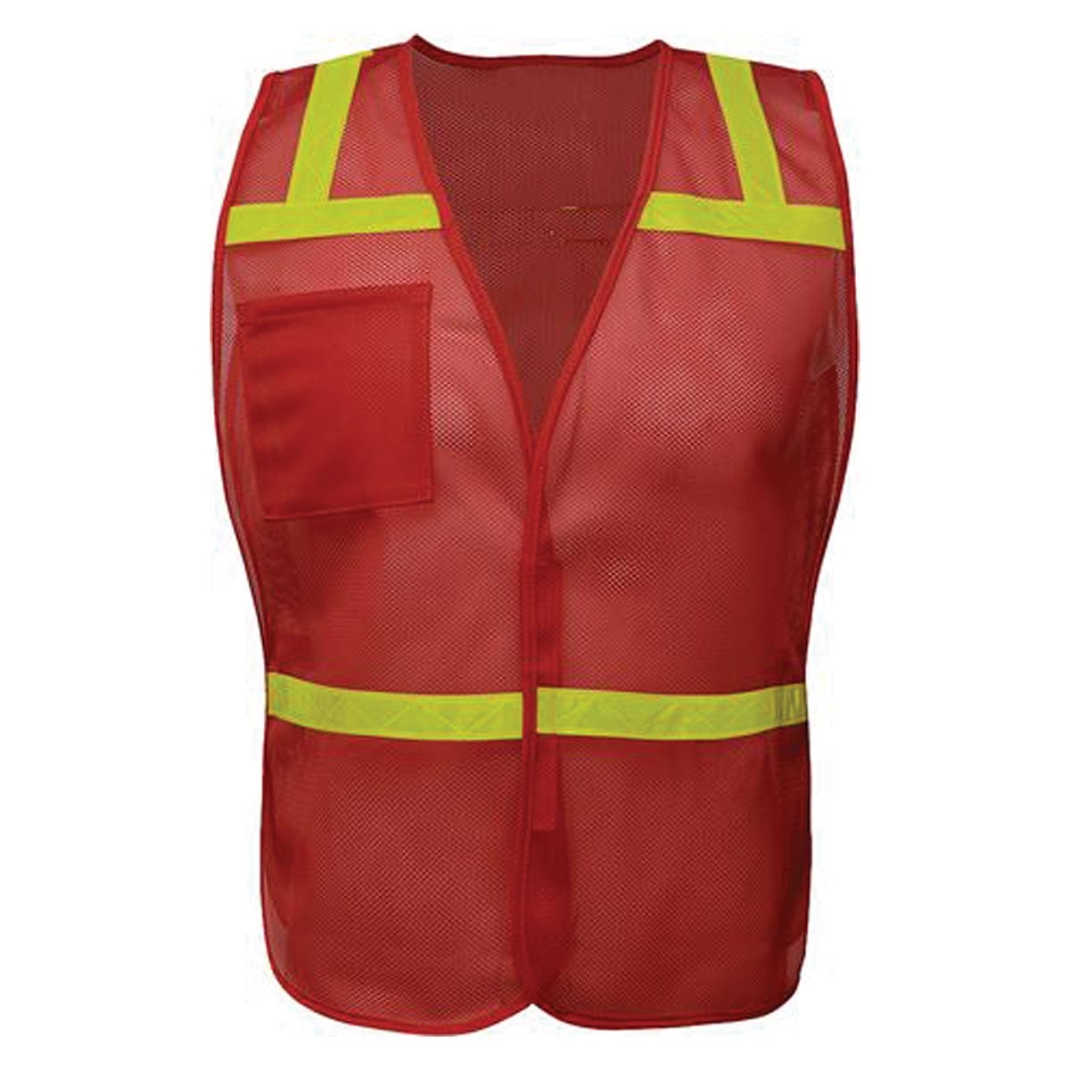 Red GSS Safety Non ANSI Enhanced Visibility Safety Vest