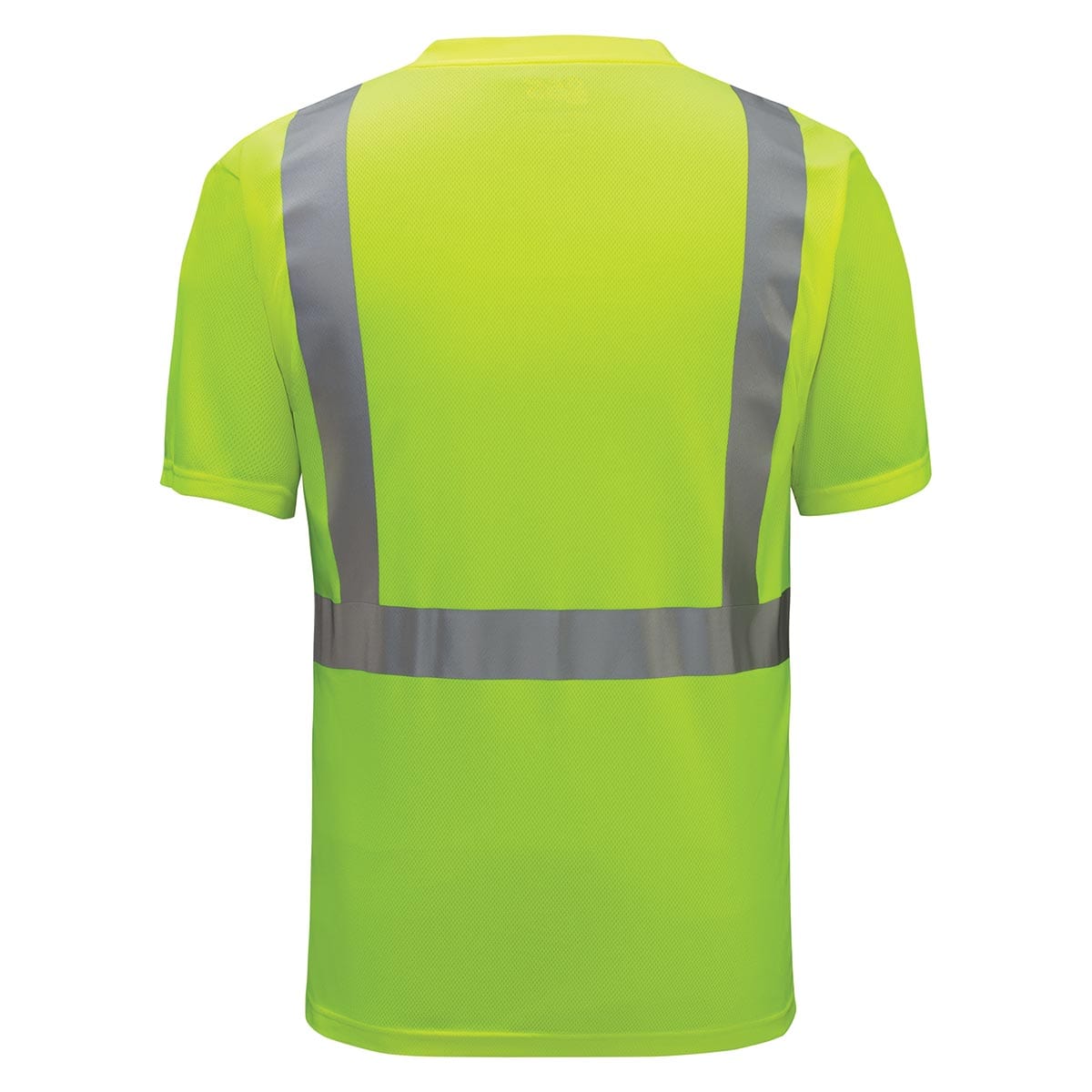 GSS Safety ANSI Class 2 Short Sleeve Safety Hi-Vis T-shirt w/Forest Green Bottom Lime