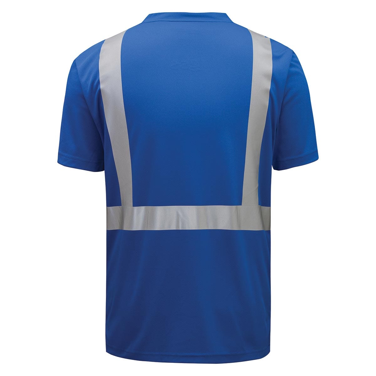 GSS Safety Short Sleeve Enhanced Visibility Shirt, Blue and Red