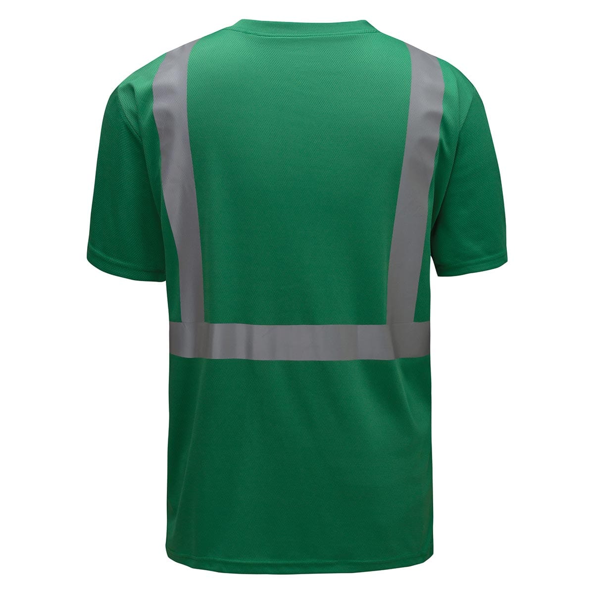 GSS Safety Short Sleeve Enhanced Visibility Shirt, Forest Green