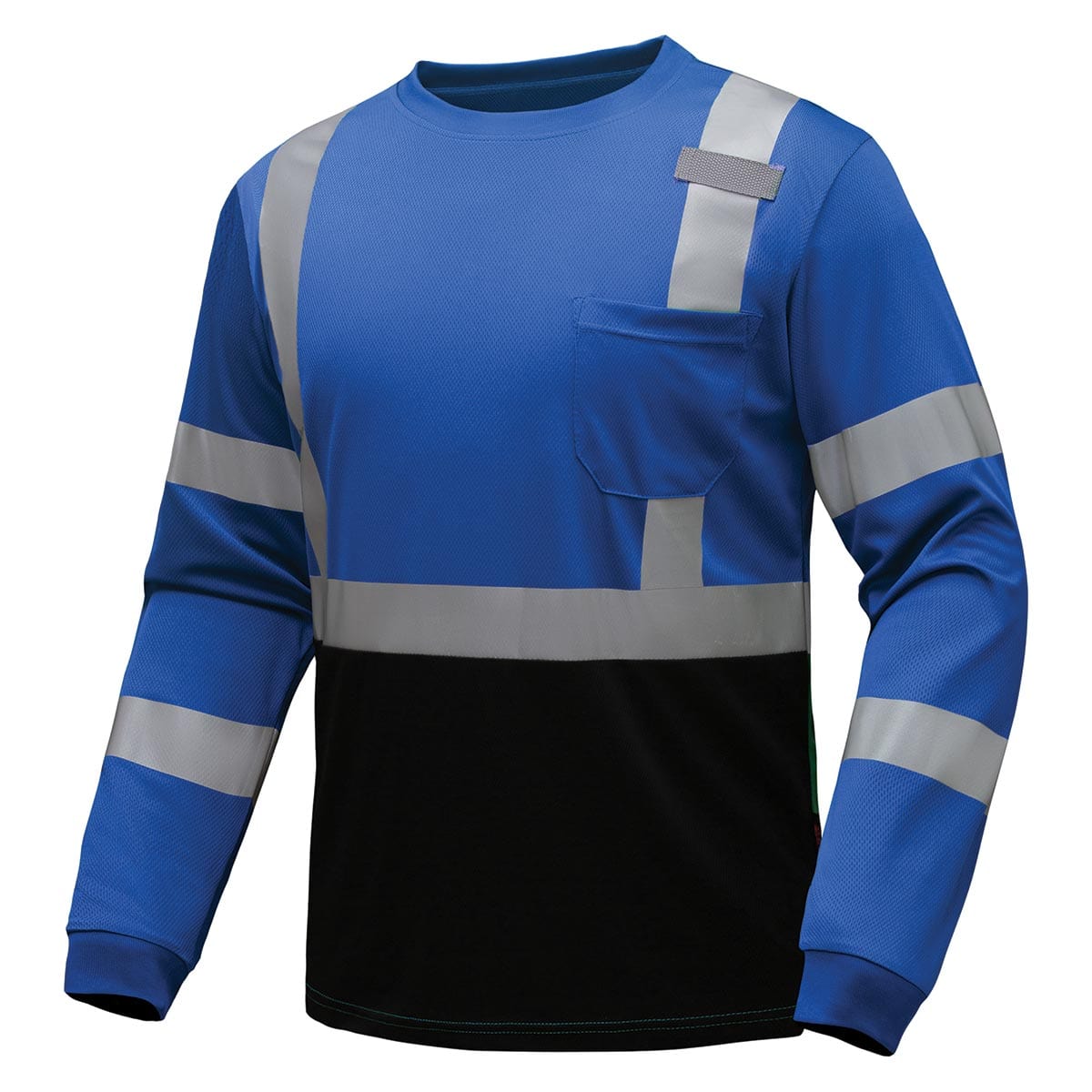 GSS Safety Non-ANSI Long Sleeve Enhanced Visibility Shirt with Reflective Tape