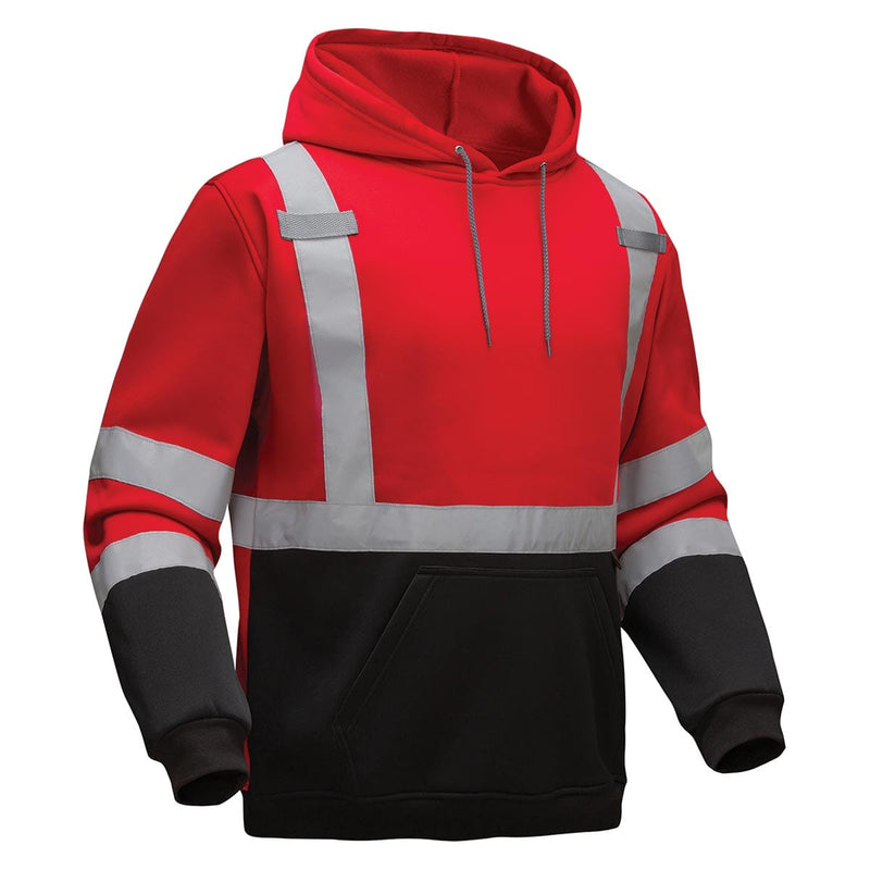 GSS Safety Non-ANSI Enhanced Visibility Pullover Sweatshirt with Reflective Tape