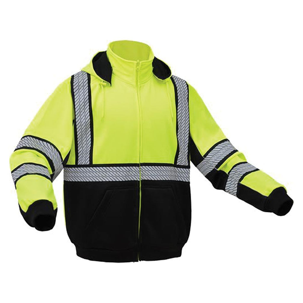 Lime GSS Safety ANSI 3 ONYX Heavyweight Hi-Vis Sweatshirt