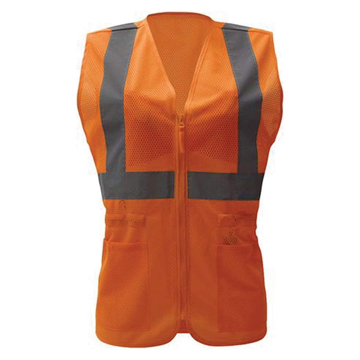 Orange GSS Safety Women's ANSI 2 Hi-Vis Vest