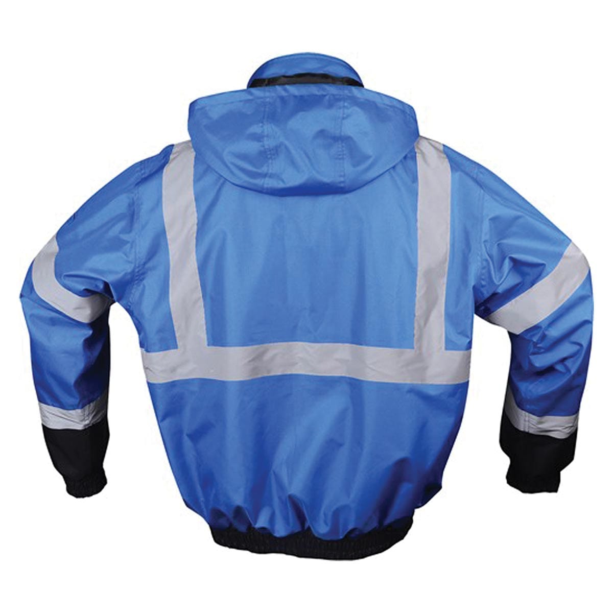 GSS Safety Non-ANSI Multi-Color Waterproof Enhanced Visibility Bomber Jacket w/ Black Bottom