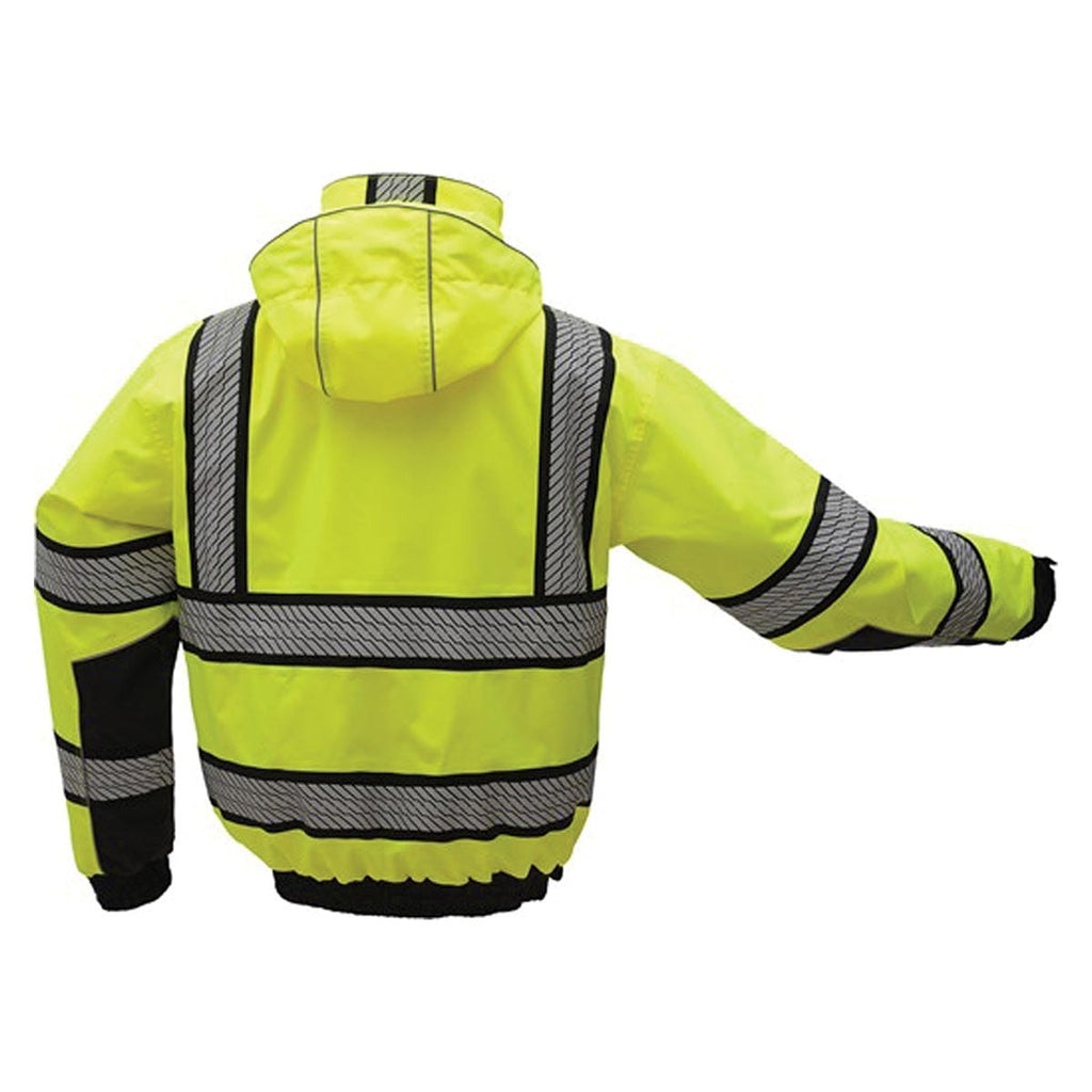GSS Safety ANSI 3 ONYX 3-N-1 Hi-Vis Winter Bomber Jacket
