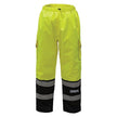 GSS Safety ANSI E ONYX Rip stop Poly Filled Insulated Hi-Vis .Winter Pants w/Segment Tape