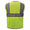 GSS Safety Women's ANSI Class 2 Two-Tone Hi-Vis Zip Vest