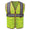 Lime/Plum GSS Safety Women's ANSI Class 2 Two-Tone Hi-Vis Zip Vest