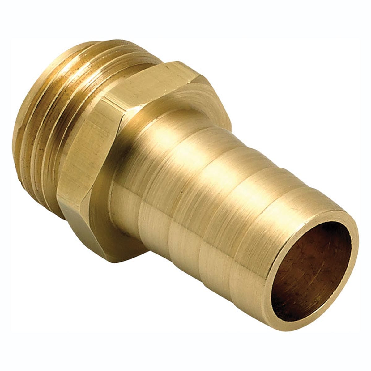 Brass Garden Hose Adapter – 3/4" Male Hose Thread X 5/8" Hose Barb Connector