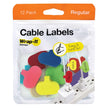 Wrap-It Storage Cable Labels - Small (12-Pack)