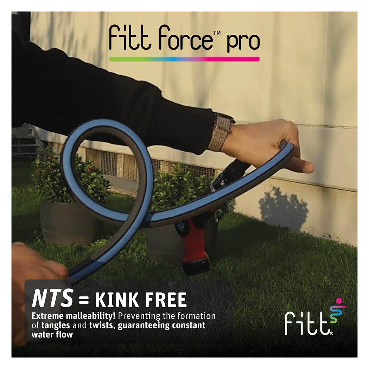 FITT Force Pro™ Commercial Lay Flat Hose, 5/8 in. X 100 ft.