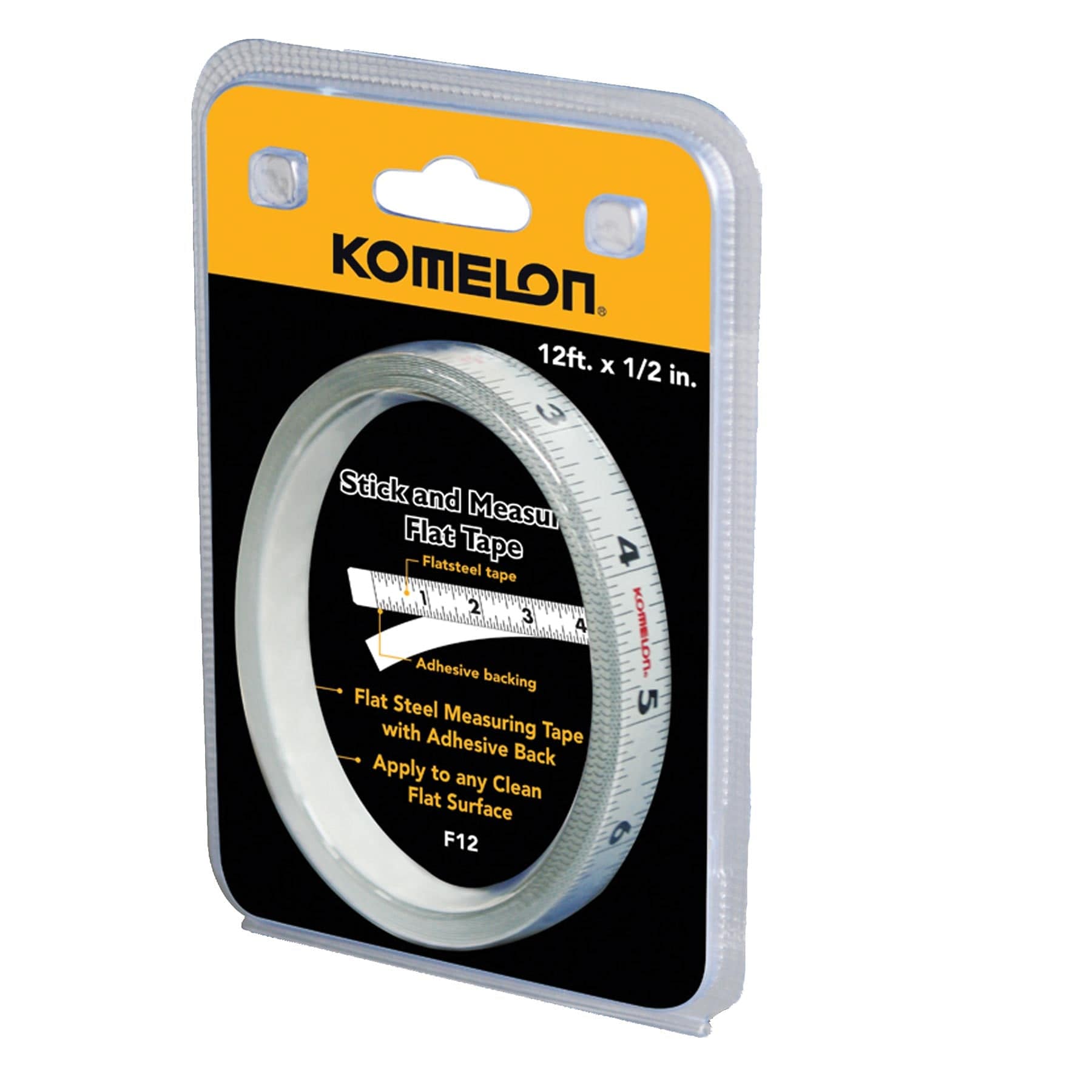 Komelon Flat Tape 12 ft. X 1/2 in.