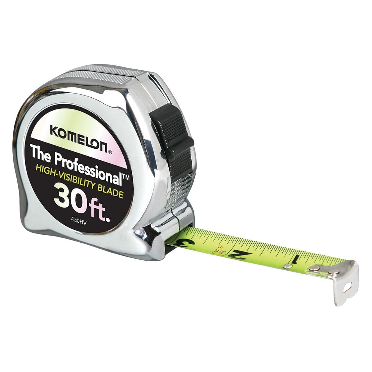 30' Komelon The Professional Chrome Tape Measure