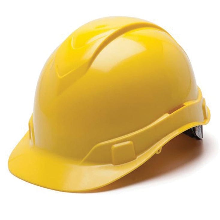 Yellow Ridgeline Cap Style 6 Point Ratchet Hard Hat