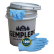 Gemplers 4-mil Disposable Nitrile Gloves, M, BucKit of 1000 gloves