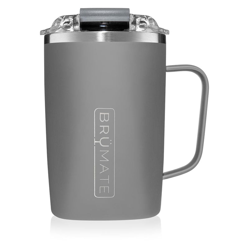 BruMate Toddy 16 oz Matte Black BPA Free Vacuum Insulated Mug 