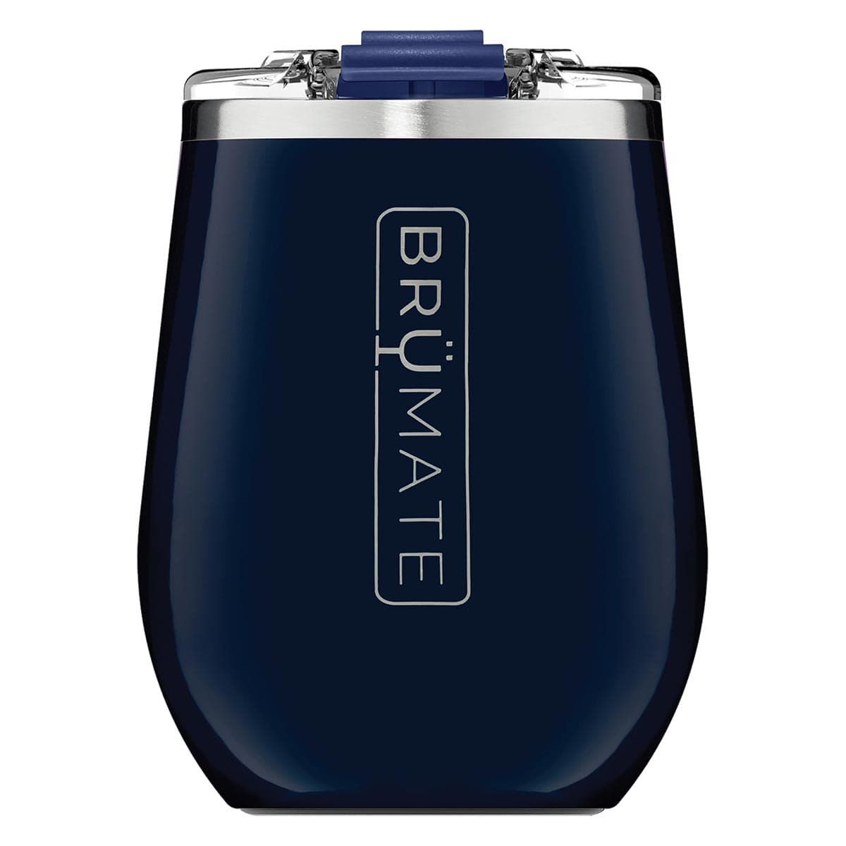 BruMate Uncork'd 14 oz Carrara BPA Free Wine Tumbler with Lid