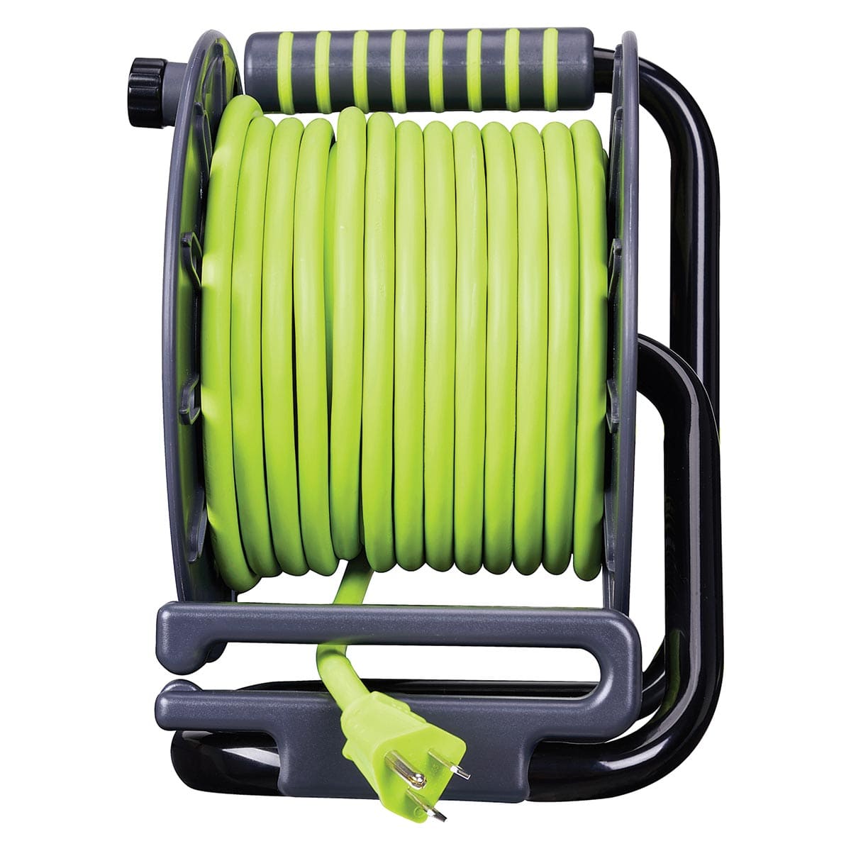 Masterplug 50 ft 4 Sockets 13A 14AWG Open Cord Reel with USB Charging