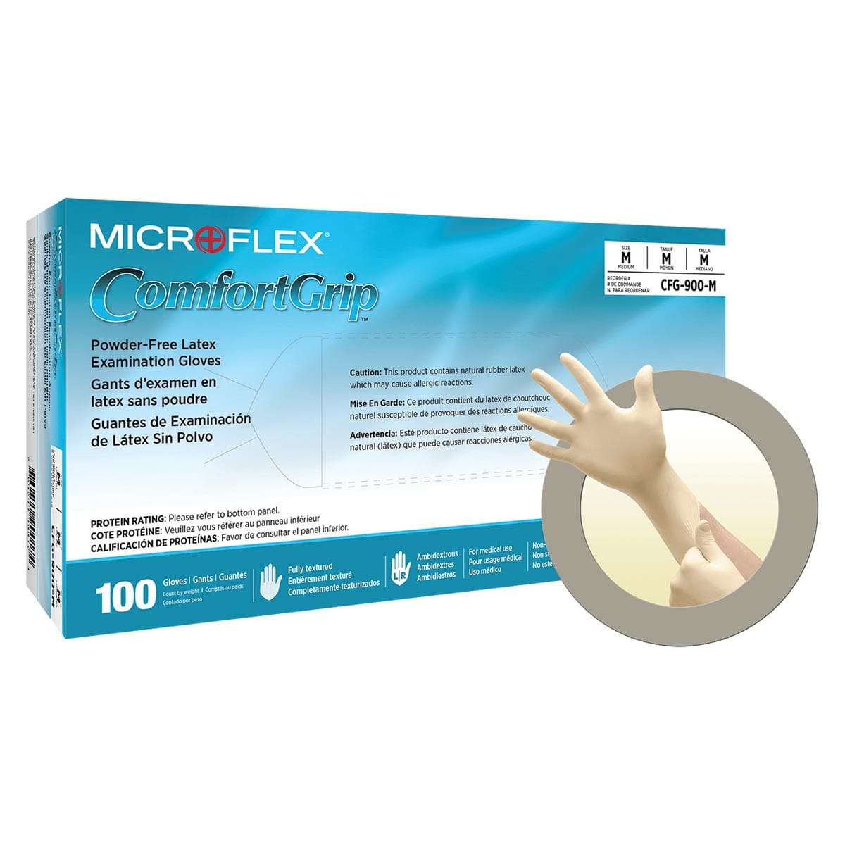 MICROFLEX ComfortGrip CFG-900 Latex Exam Glove