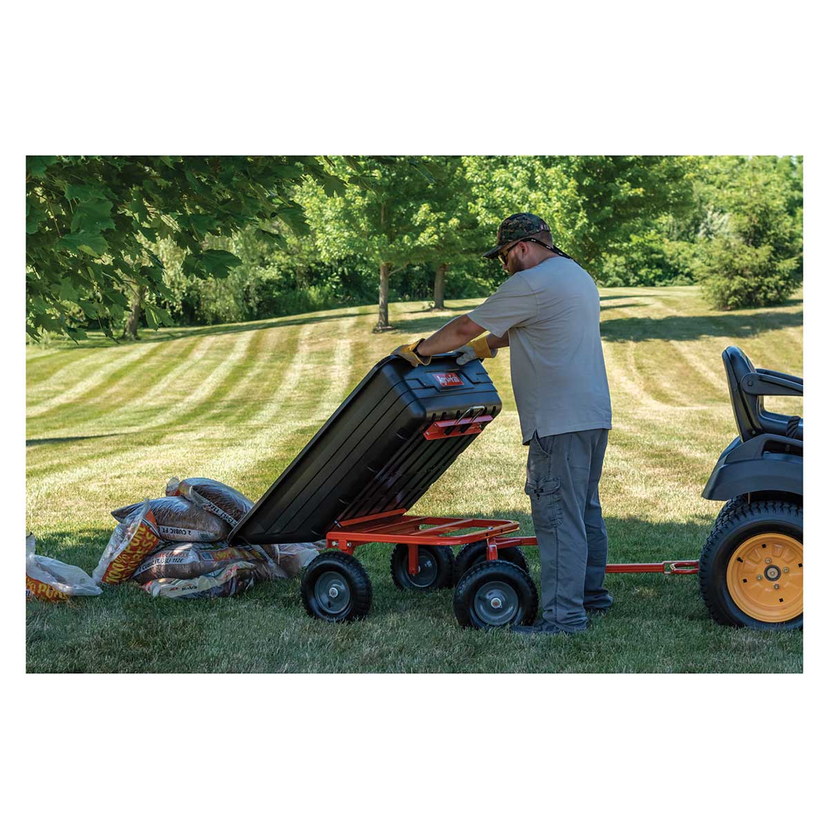 Agri-Fab 4-Wheel Garden Cart