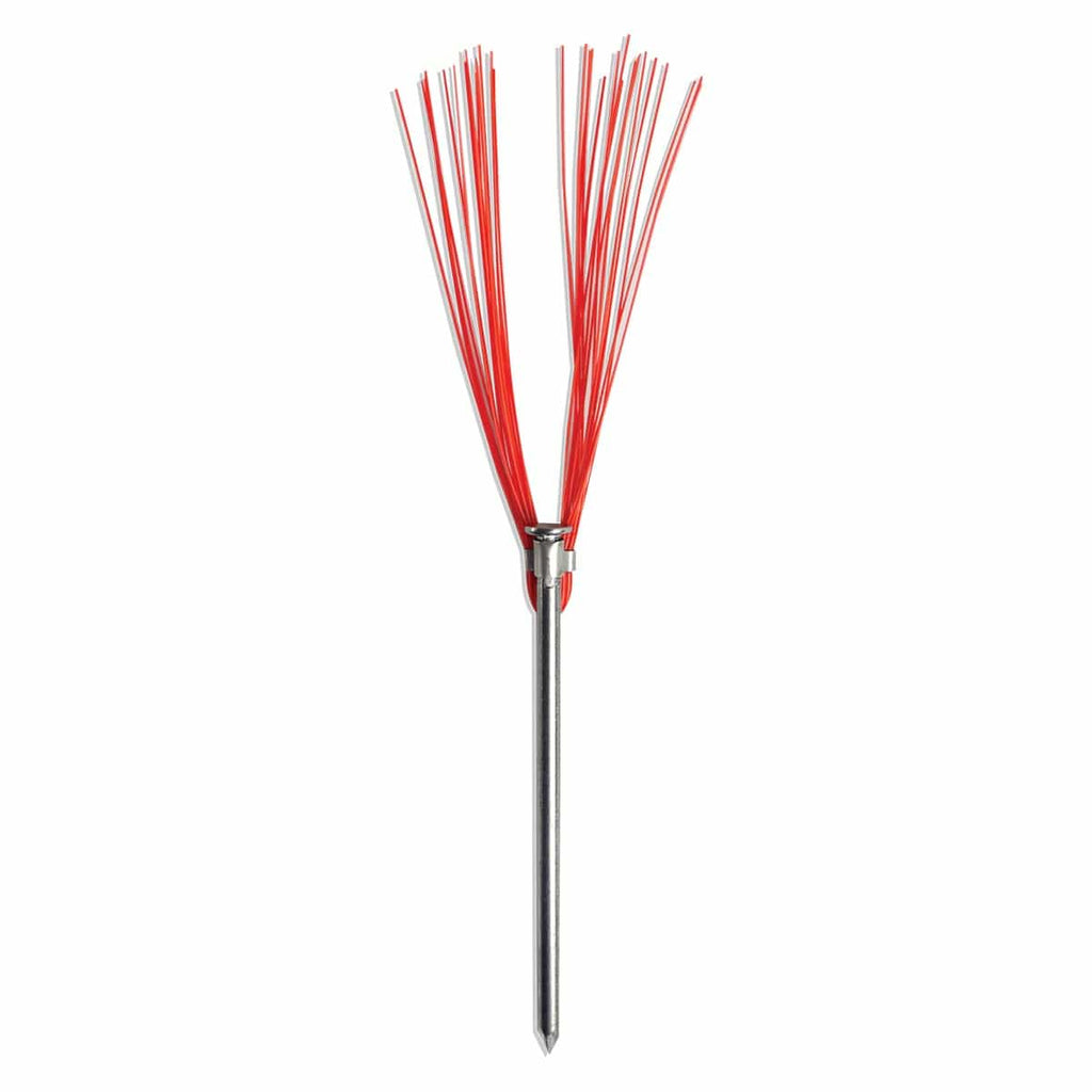 Orange Blackburn 6 in. Stake Chaser Whiskers, 25 PK