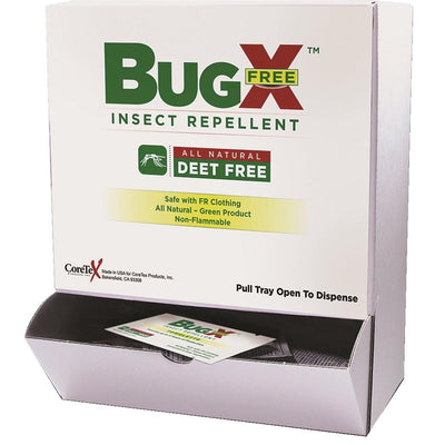 BugX® DEET-Free Insect Repellent Towelettes
