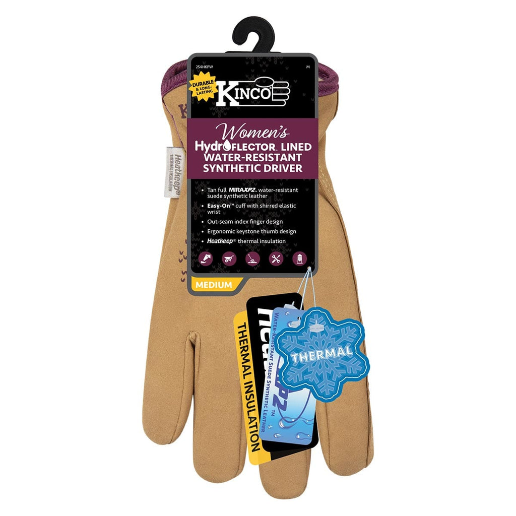 Kinco Women's HydroFlector Lined Water-Resistant Synthetic Driver